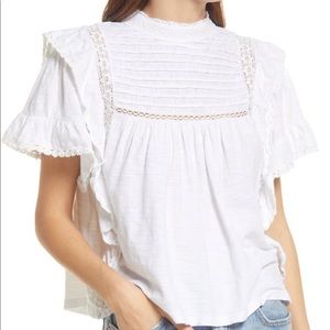 Free People La Femme Top - White - Size S